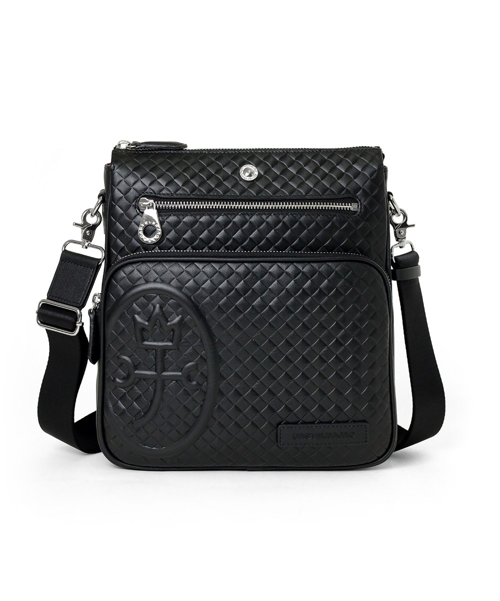 カステルバジャック ガルボ レザーショルダーバッグ B5