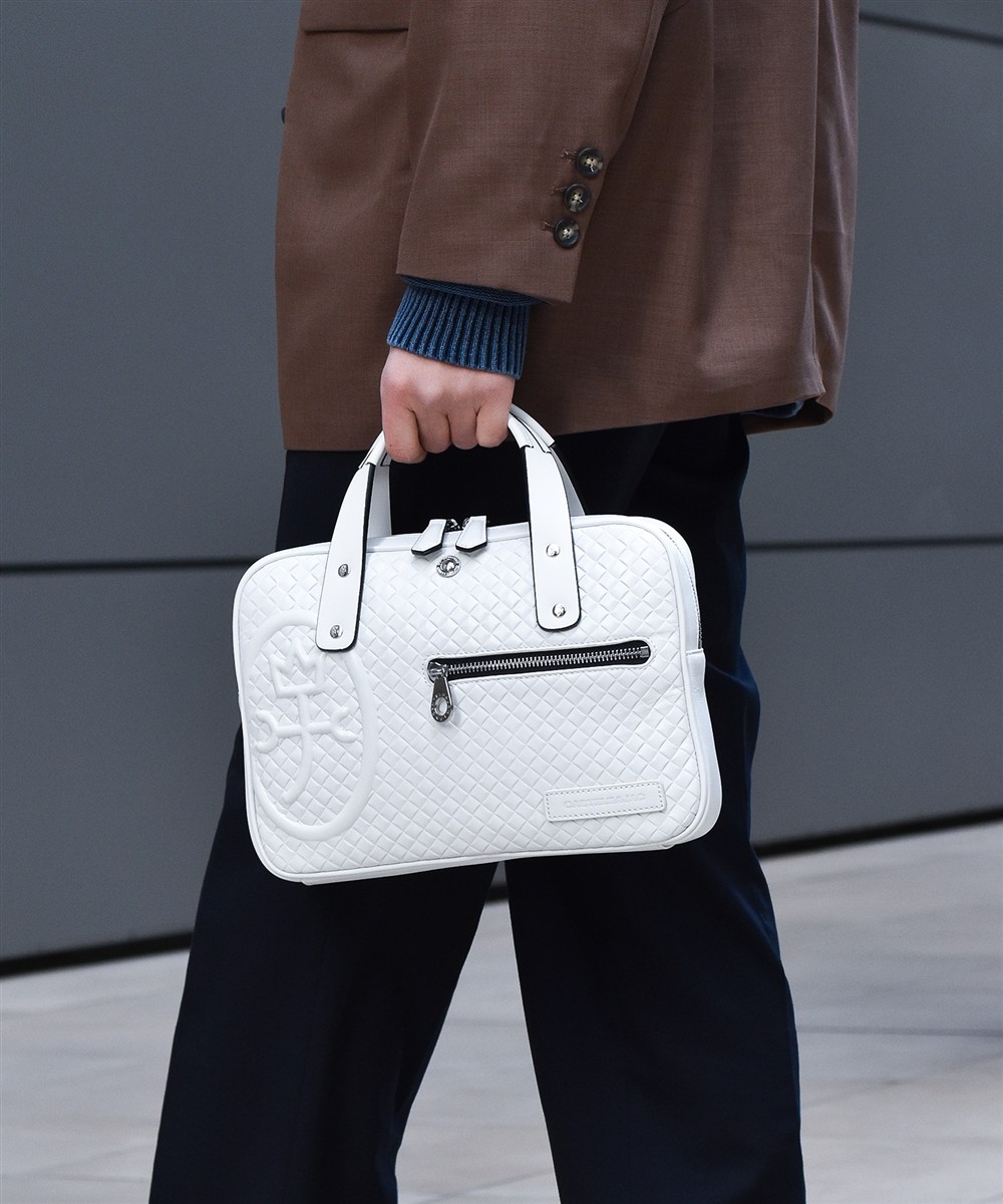 カステルバジャック ガルボ レザーミニブリーフケース B5