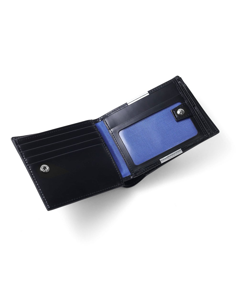 ランバン オン ブルー ワグラムII 二つ折り財布 中ベラ付き カード段7