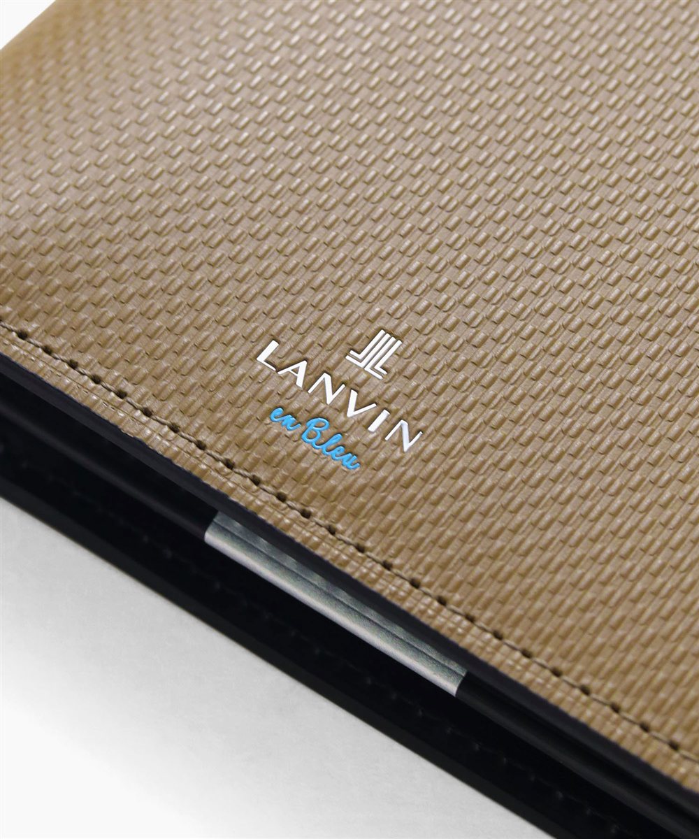 ランバン オン ブルー ワグラムII 二つ折り財布 中ベラ付き カード段7