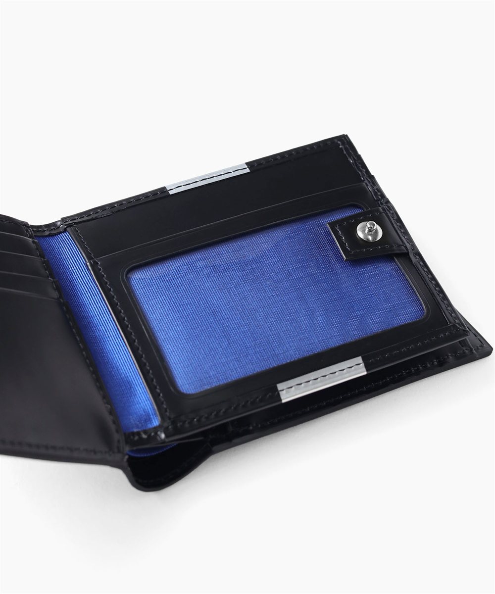 ランバン オン ブルー ワグラムII 二つ折り財布 中ベラ付き カード段7