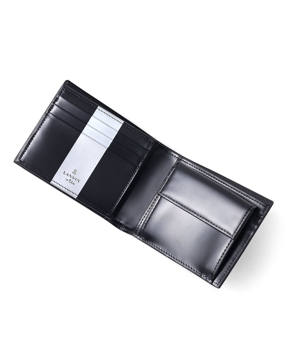 ランバン オン ブルー ワグラムII 二つ折り財布 中ベラ付き カード段7