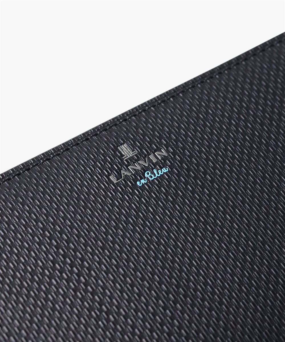 ランバン オン ブルー ワグラムII ラウンドファスナー長財布 カード段12