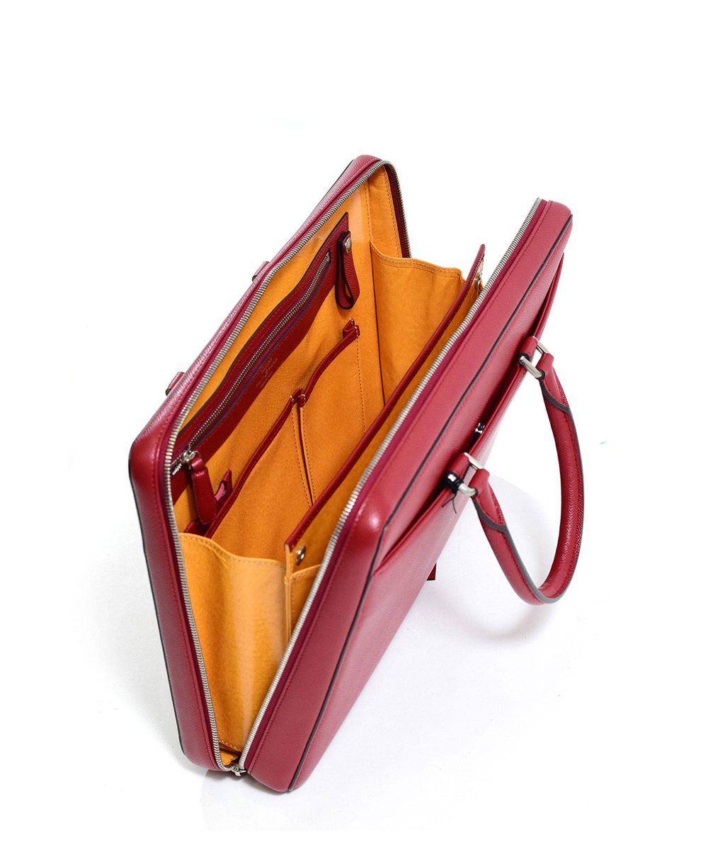 フジタカ ギャラリー ワープロラックス 名巧 レザーブリーフバッグ A4