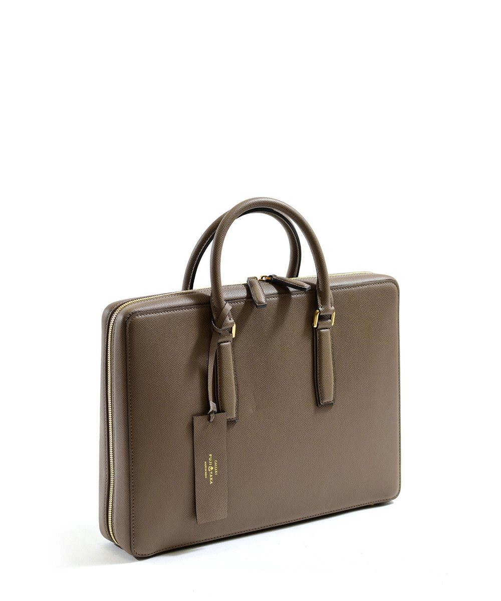 フジタカ ギャラリー ワープロラックス 名巧 レザーブリーフバッグ A4