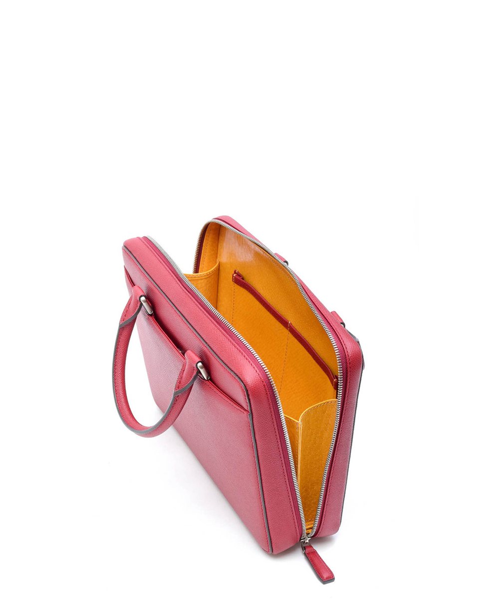 フジタカ ギャラリー ワープロラックス  レザーコンパクトブリーフバッグ