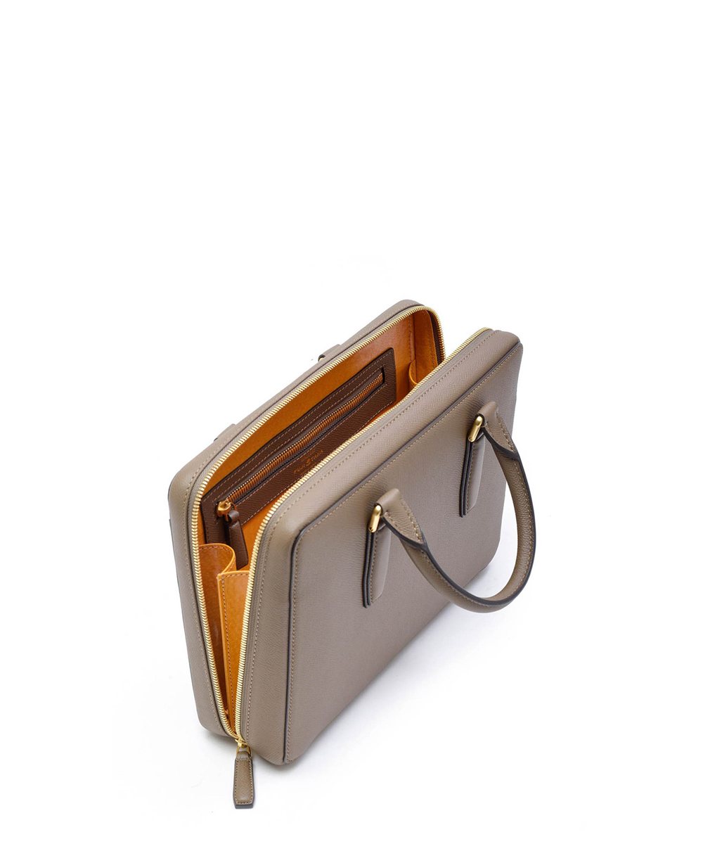 フジタカ ギャラリー ワープロラックス  レザーコンパクトブリーフバッグ