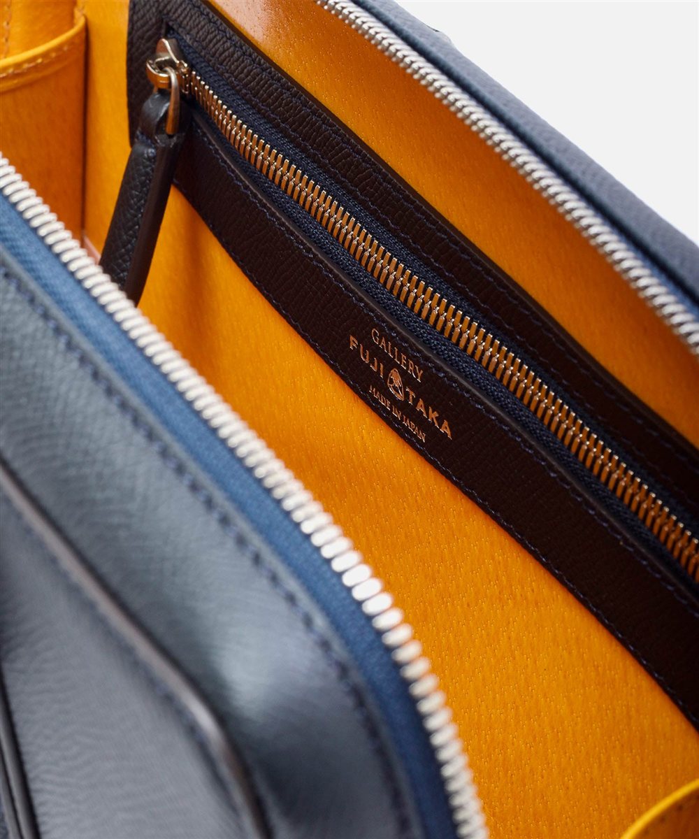 フジタカ ギャラリー ワープロラックス  レザーコンパクトブリーフバッグ