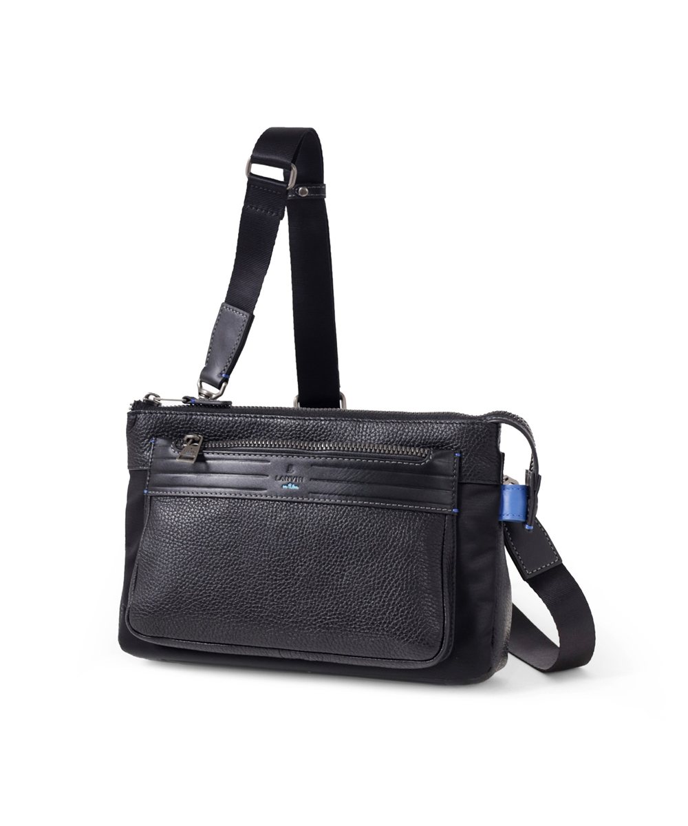 ランバン オン ブルー レイト クラッチ兼ショルダーバッグ