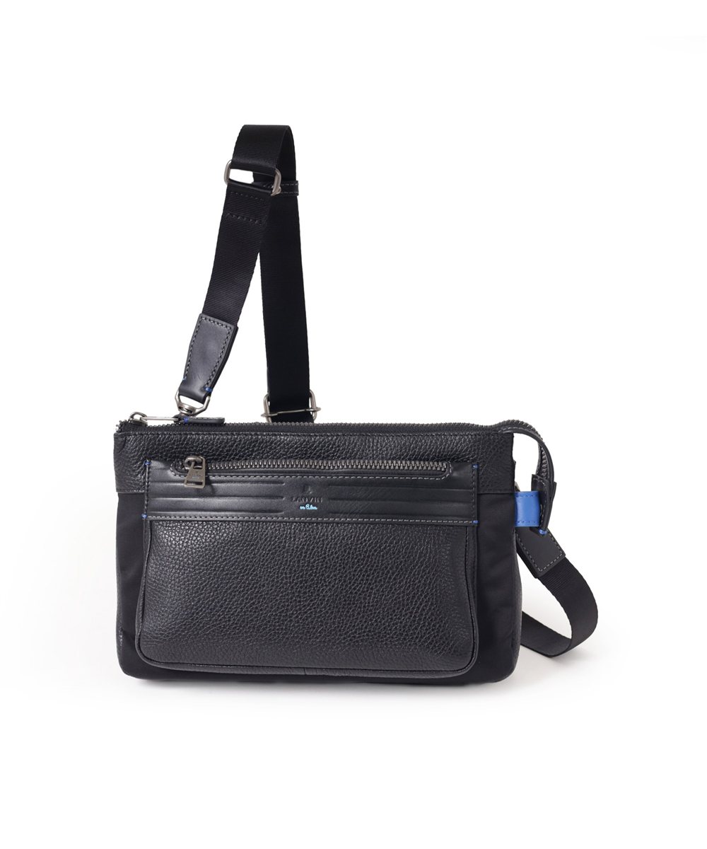 ランバン オン ブルー レイト クラッチ兼ショルダーバッグ