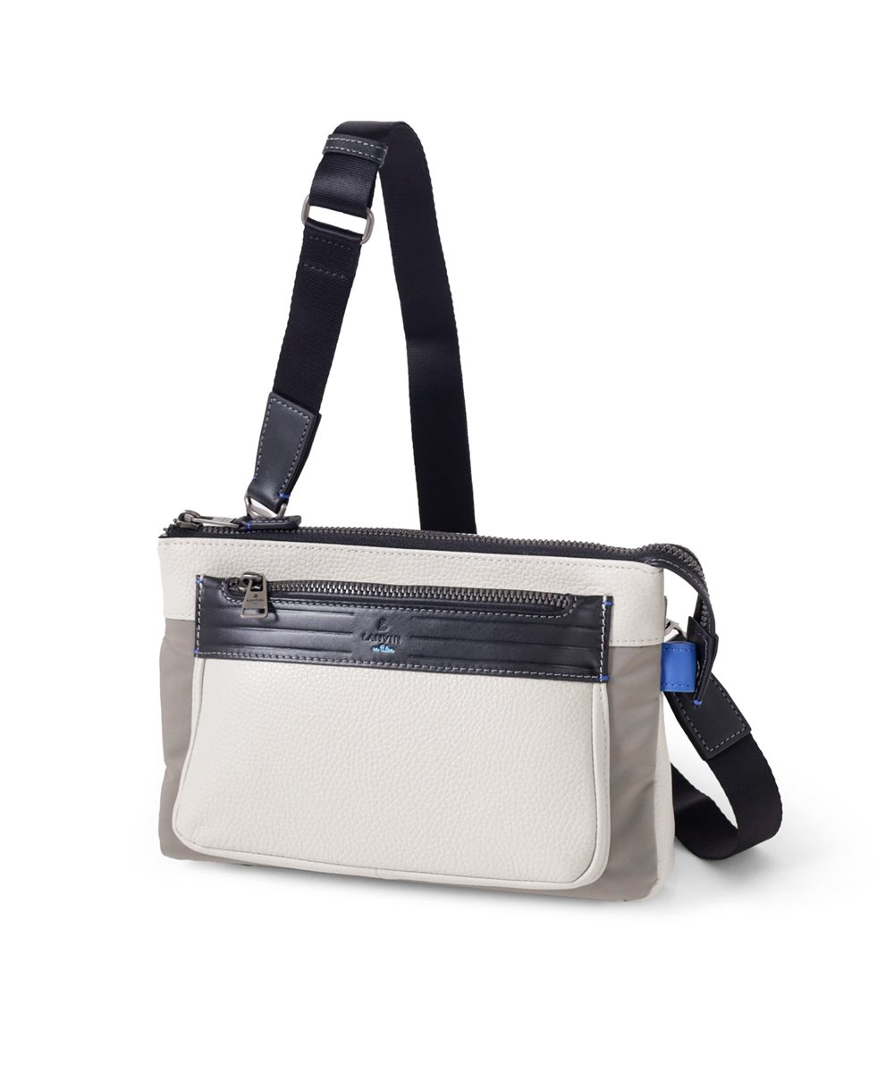 ランバン オン ブルー レイト クラッチ兼ショルダーバッグ