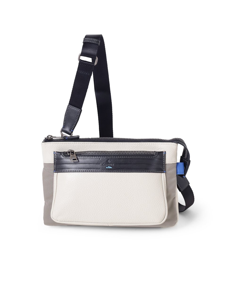 ランバン オン ブルー レイト クラッチ兼ショルダーバッグ