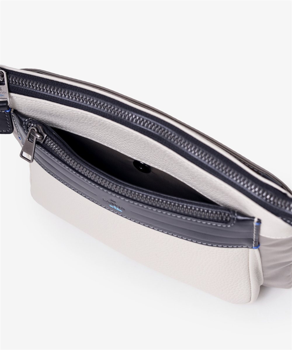 ランバン オン ブルー レイト クラッチ兼ショルダーバッグ