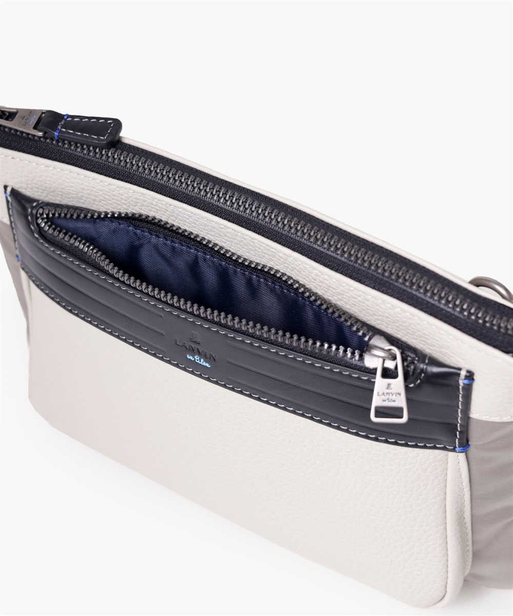 ランバン オン ブルー レイト クラッチ兼ショルダーバッグ