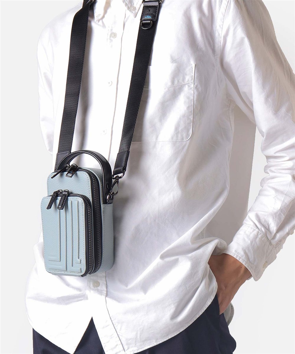 ランバン オン ブルー タンブル スマホショルダーバッグ 2WAY