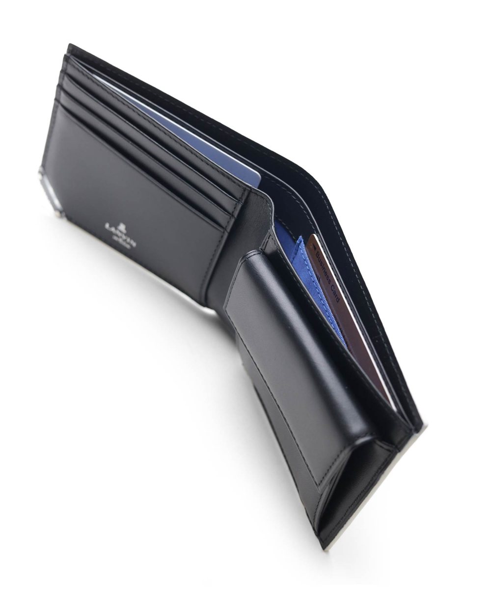 ランバン オン ブルー アクア 二つ折り財布 カード段3