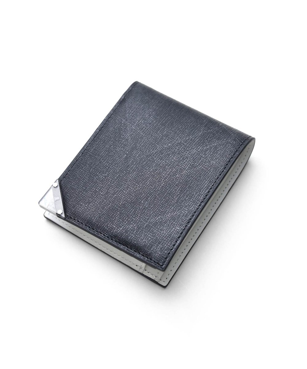 ランバン オン ブルー アクア 二つ折り財布 カード段3