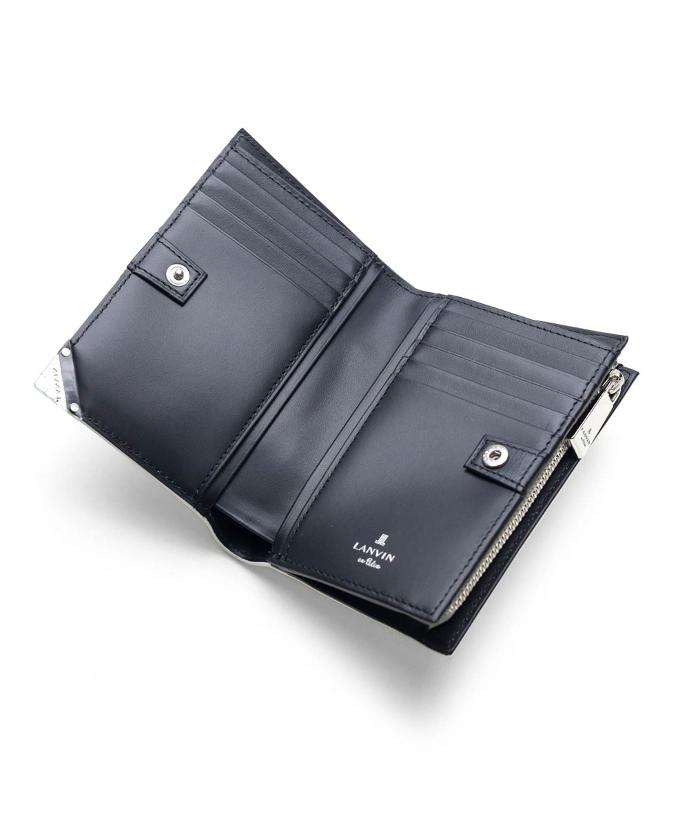 ランバン オン ブルー アクア セミ長財布 カード段9