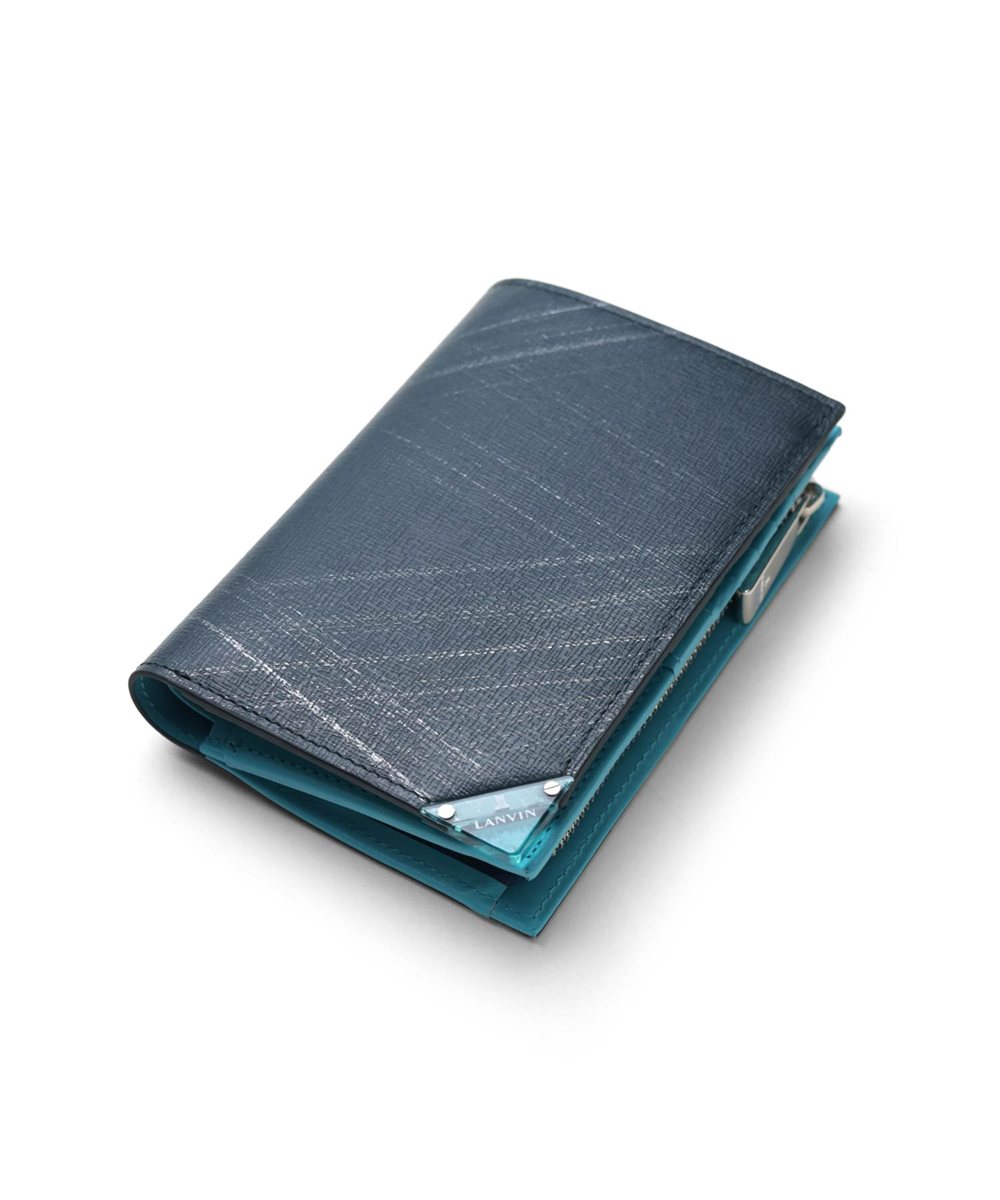 ランバン オン ブルー アクア セミ長財布 カード段9