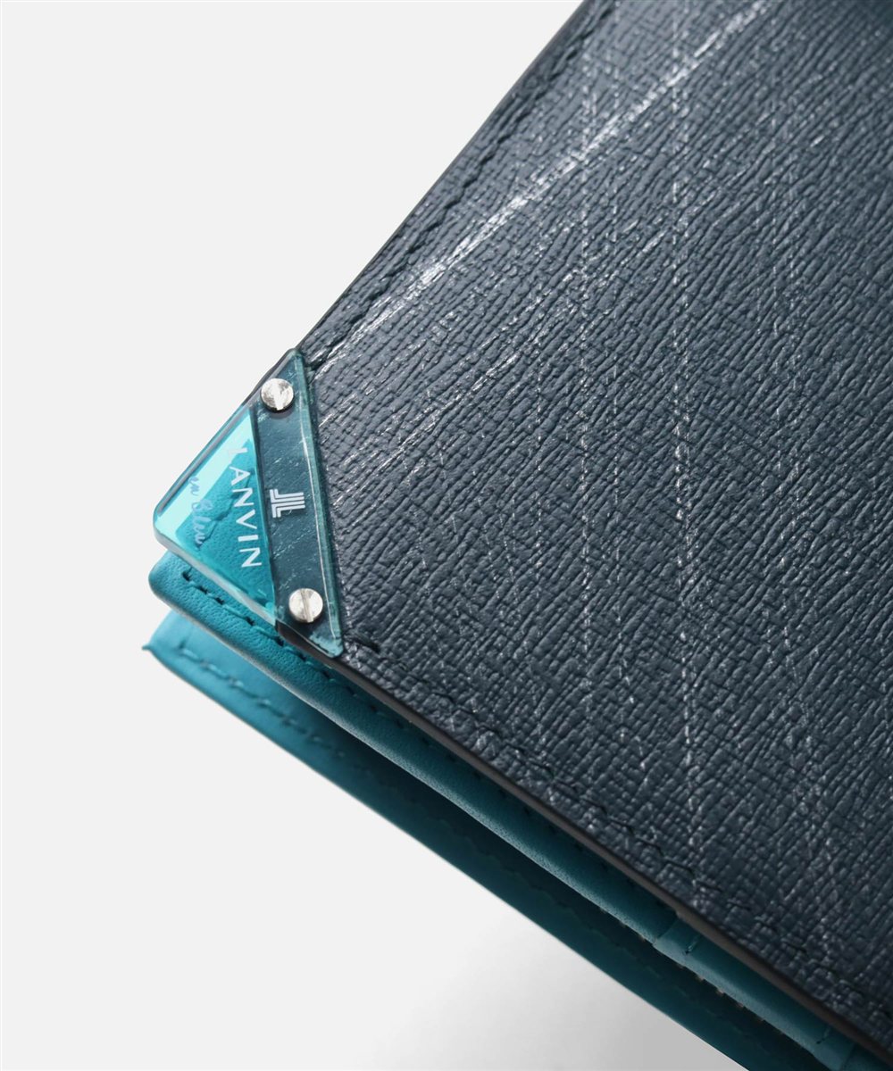 ランバン オン ブルー アクア セミ長財布 カード段9