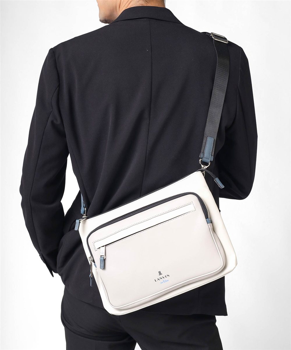 ランバン オン ブルー ドレッセ ショルダーバッグ B5