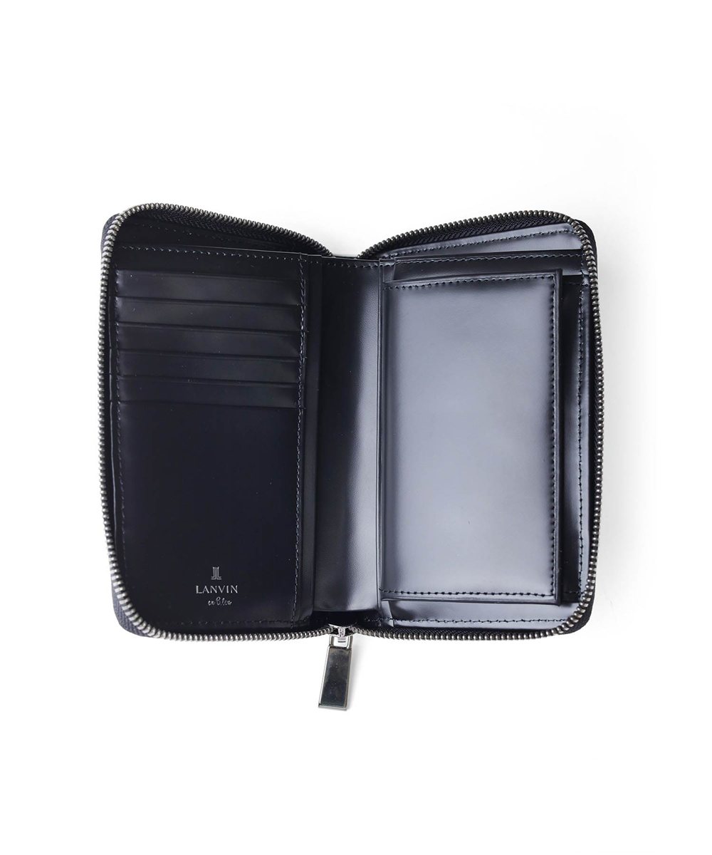 ランバン オン ブルー スウィッシュ ラウンドファスナーセミ長財布（カード段8）【S26KE】