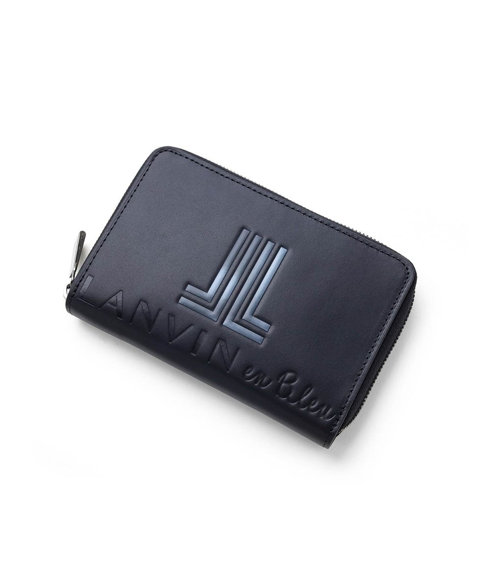 ランバン オン ブルー スウィッシュ ラウンドファスナーセミ長財布（カード段8）【S26KE】