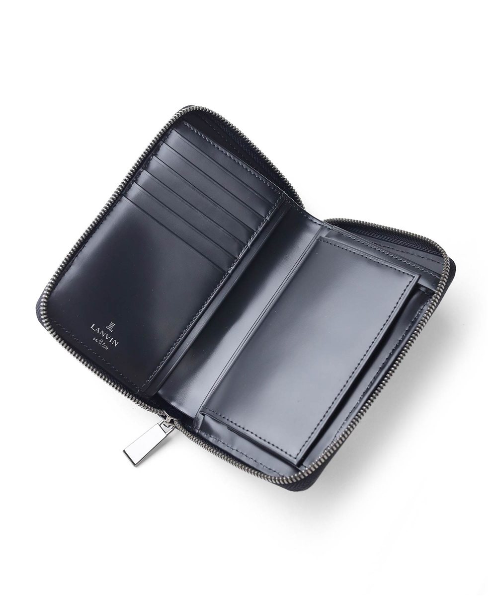 ランバン オン ブルー スウィッシュ ラウンドファスナーセミ長財布（カード段8）【S26KE】