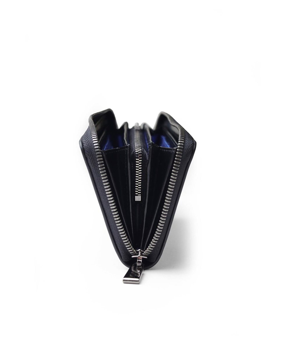 ランバン オン ブルー スウィッシュ ラウンドファスナー長財布（カード段12）【S26KE】