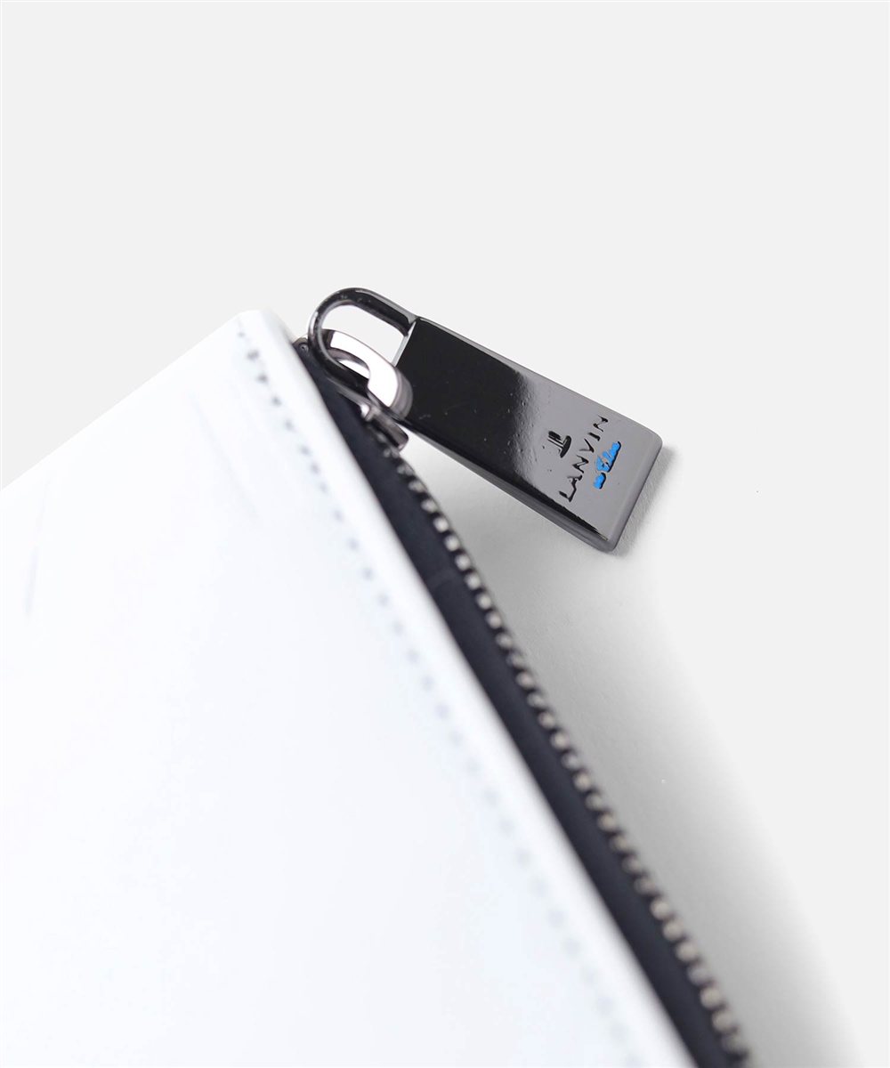 ランバン オン ブルー スウィッシュ ラウンドファスナー長財布（カード段12）【S26KE】