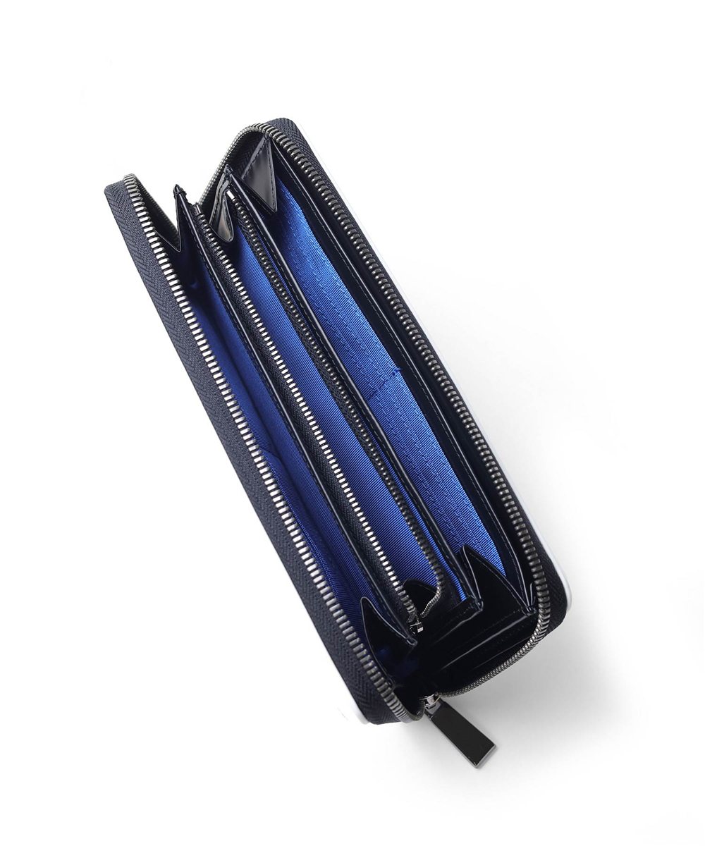 ランバン オン ブルー スウィッシュ ラウンドファスナー長財布（カード段12）【S26KE】