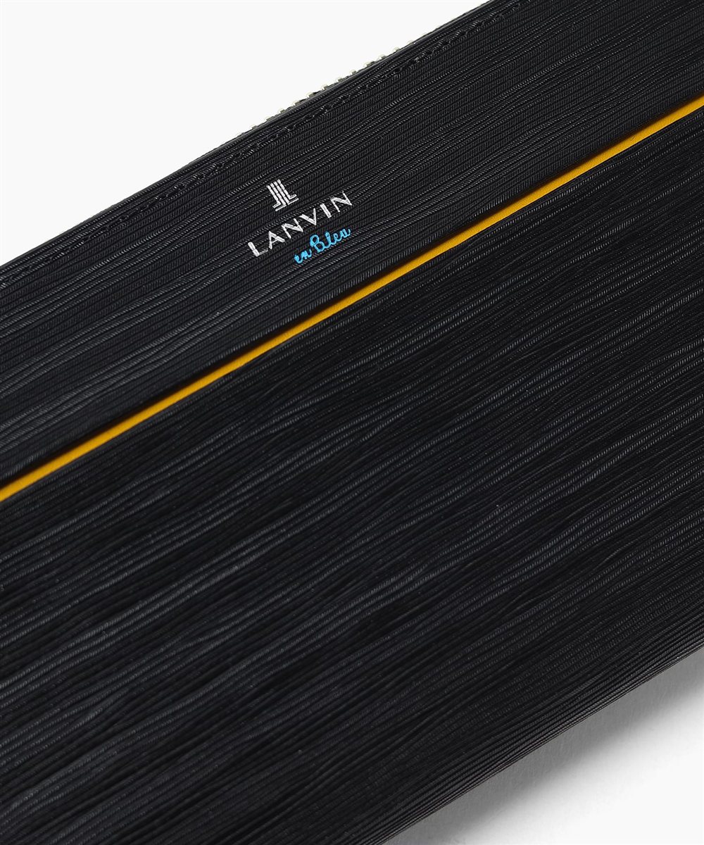 ランバン オン ブルー ロージュ ラウンドファスナー長財布 カード段13