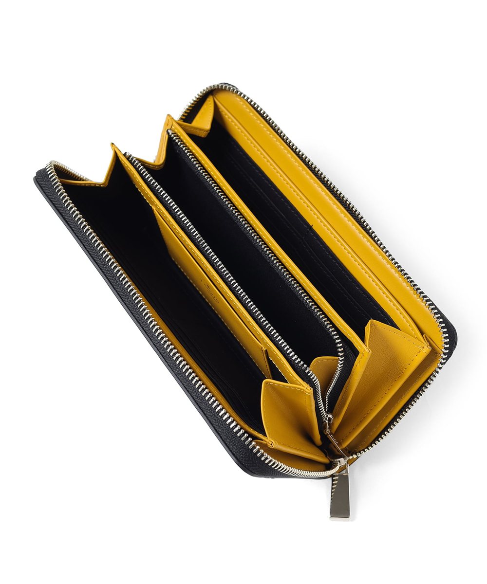 ランバン オン ブルー ロージュ ラウンドファスナー長財布 カード段13