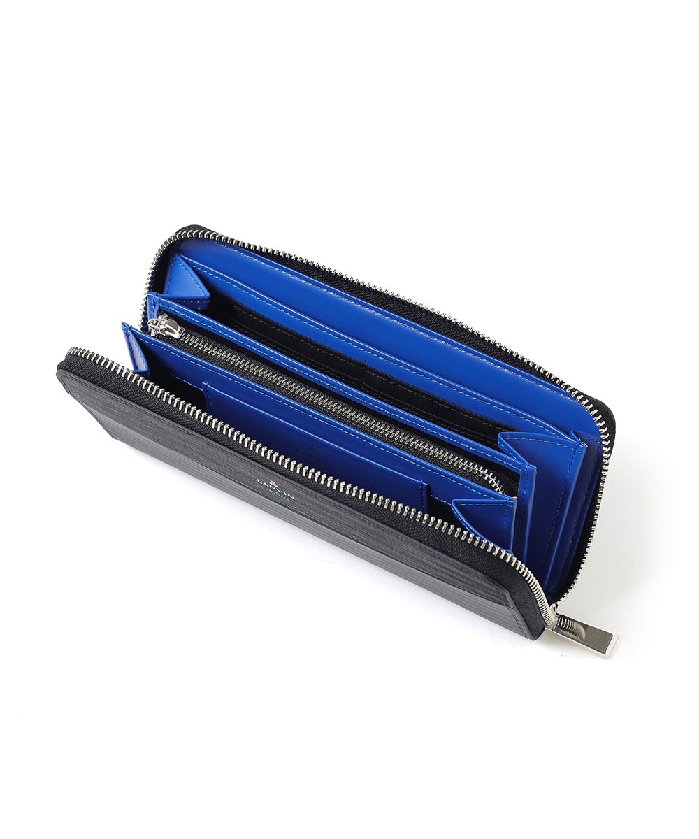 ランバン オン ブルー ロージュ ラウンドファスナー長財布 カード段13