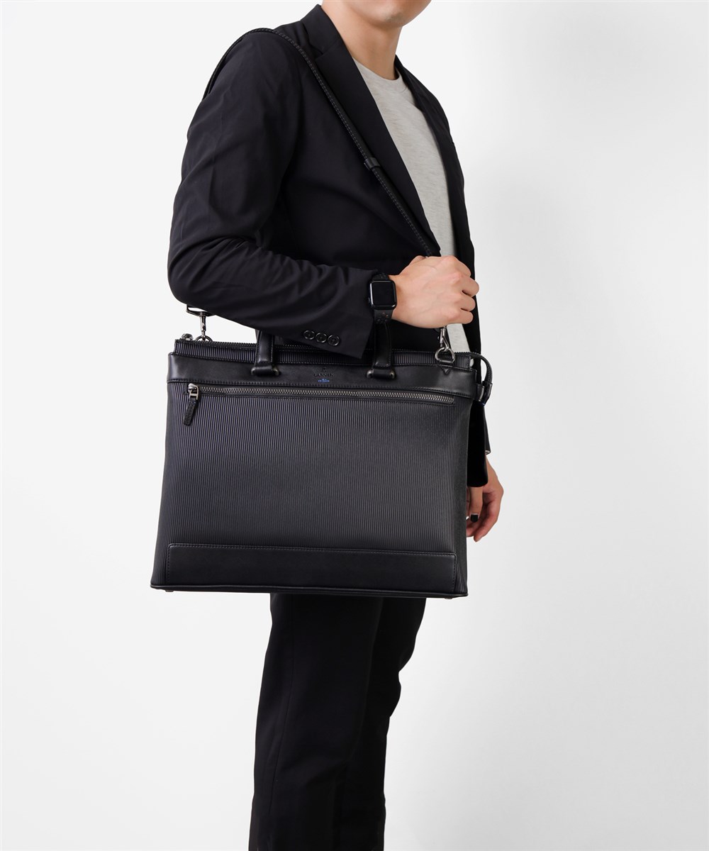 ランバン オン ブルー バンプ ビジネスバッグ A4