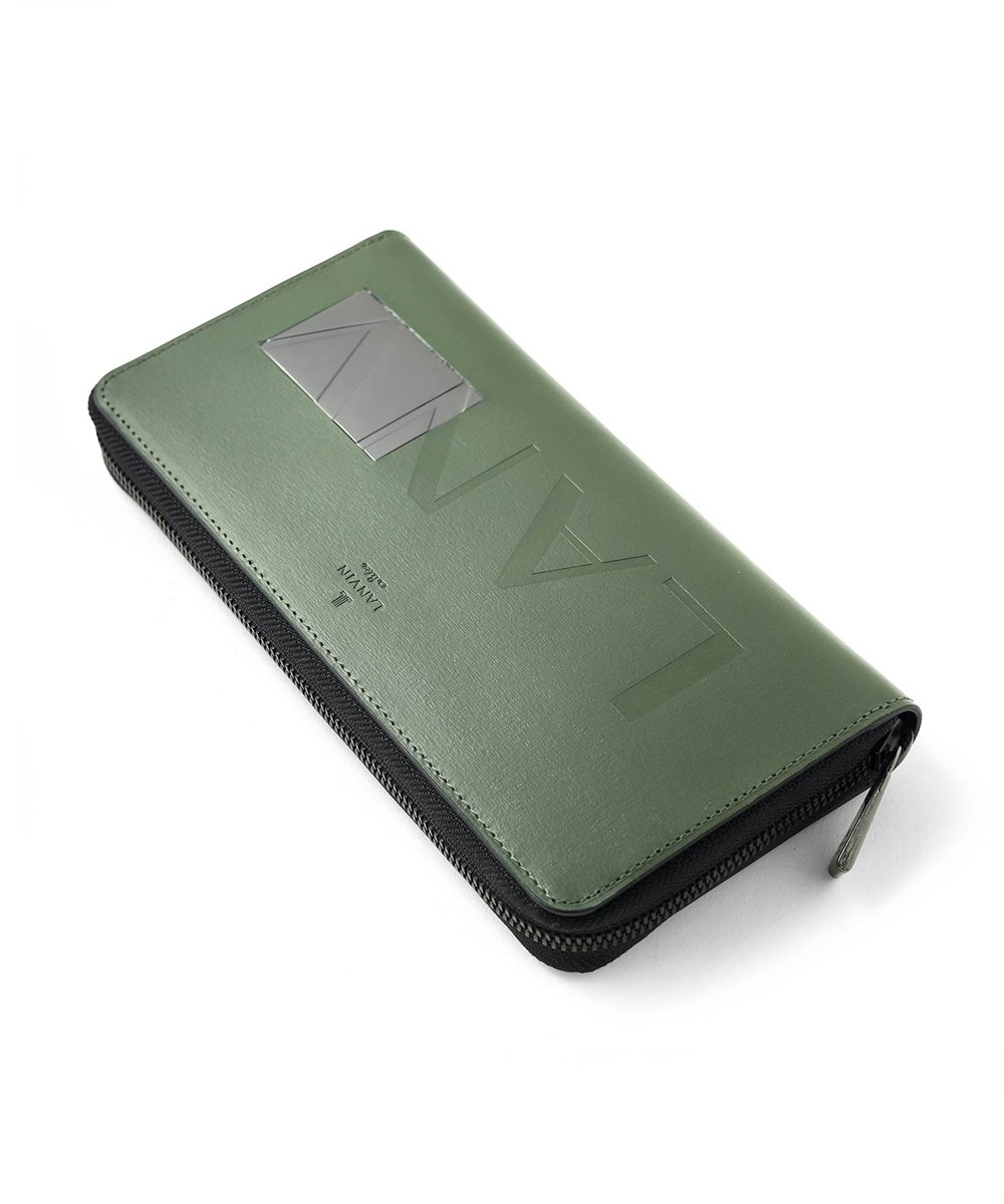 ランバン オン ブルー ディアブロ ラウンドファスナー長財布 カード段12