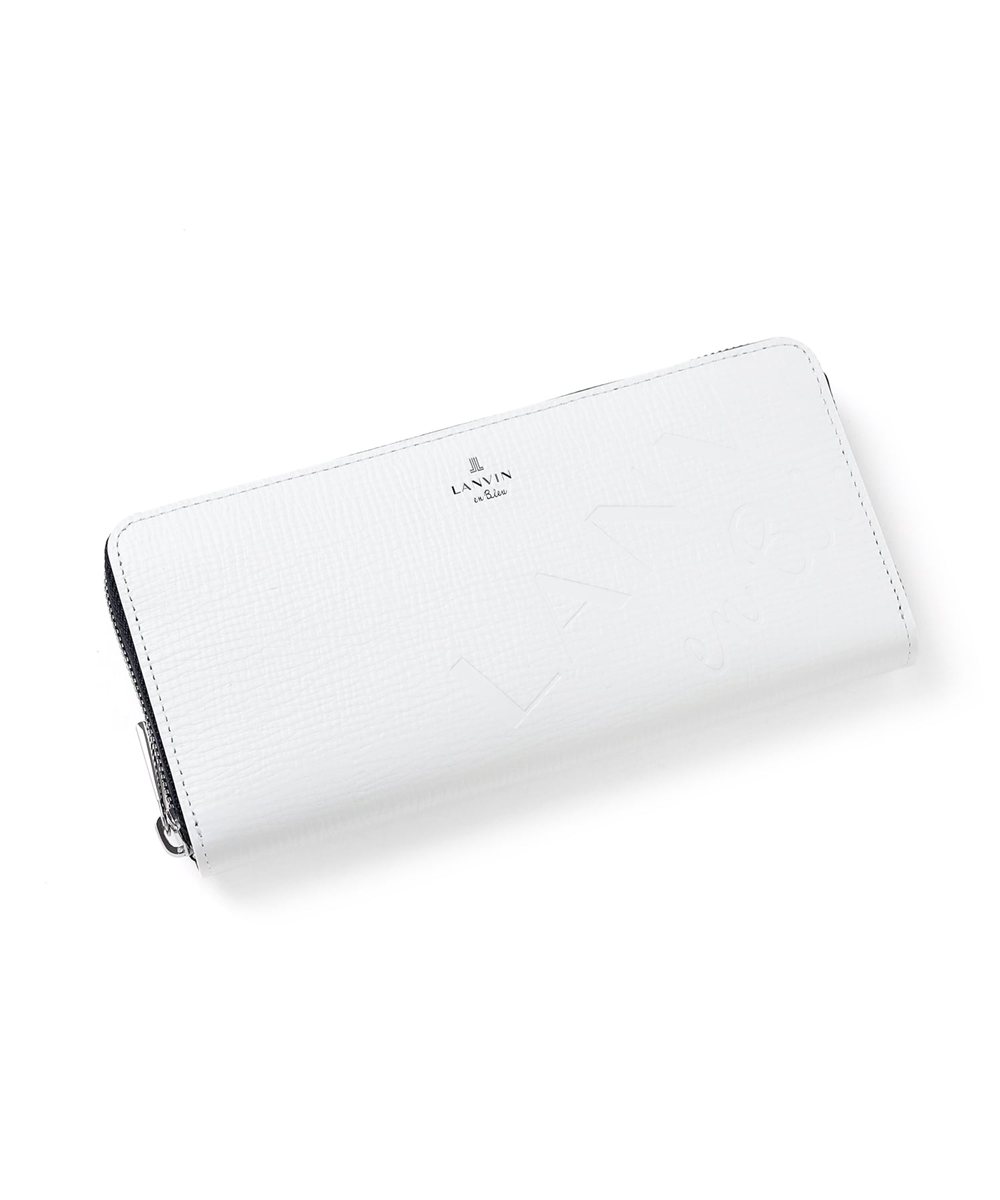 ランバン オン ブルー バトラー ラウンドファスナー長財布 カード段12