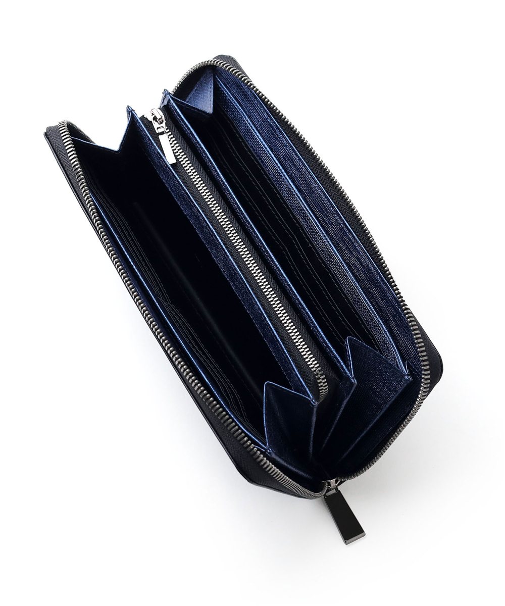 ランバン オン ブルー アドニス ラウンドファスナー長財布 カード段12