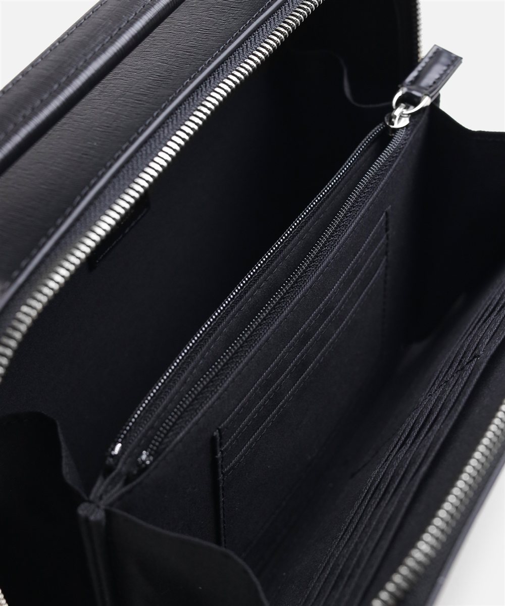 ランバン オン ブルー フィズ レザーショルダーバッグ