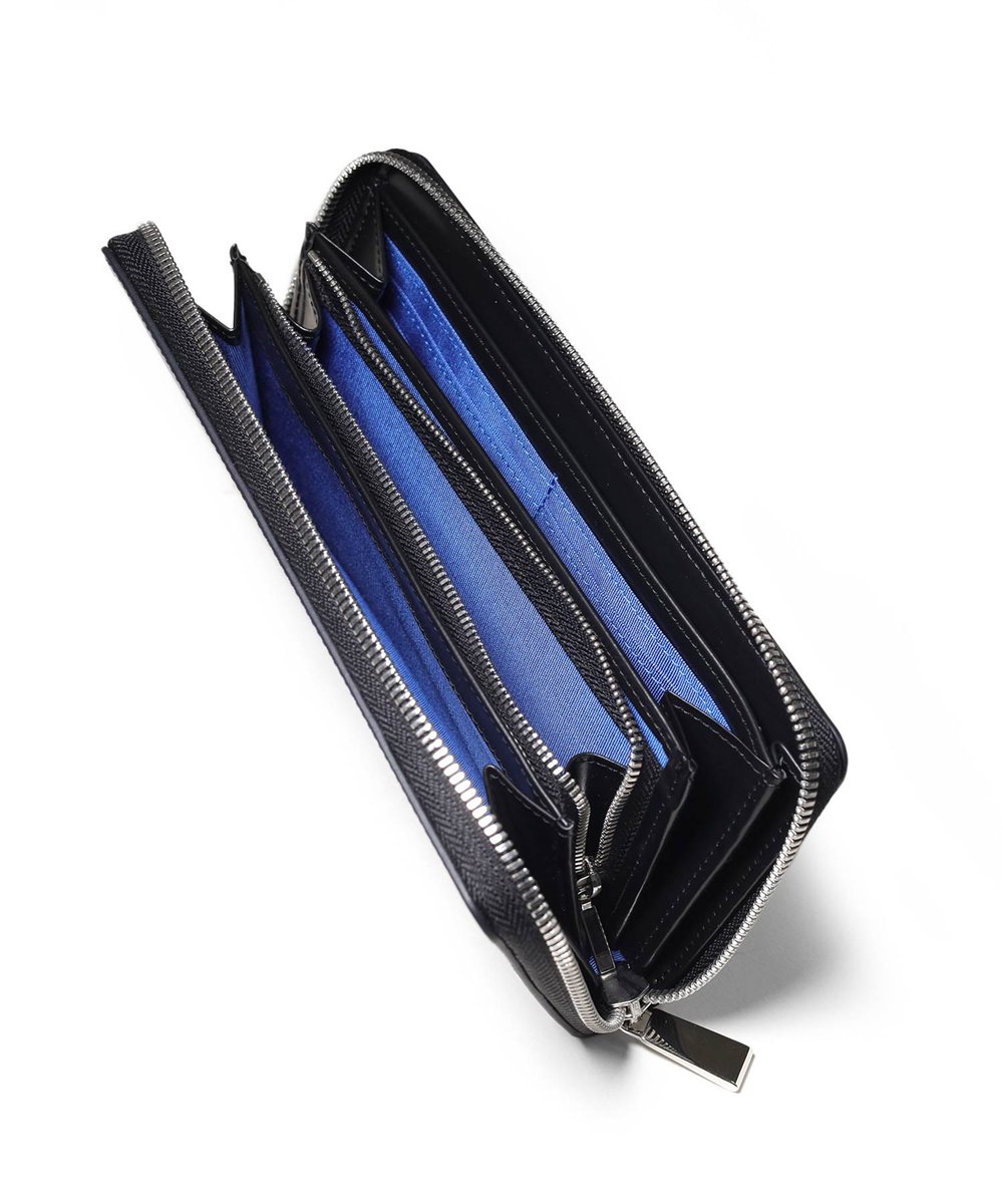 ランバン オン ブルー フィズ ラウンドファスナー長財布 カード段12