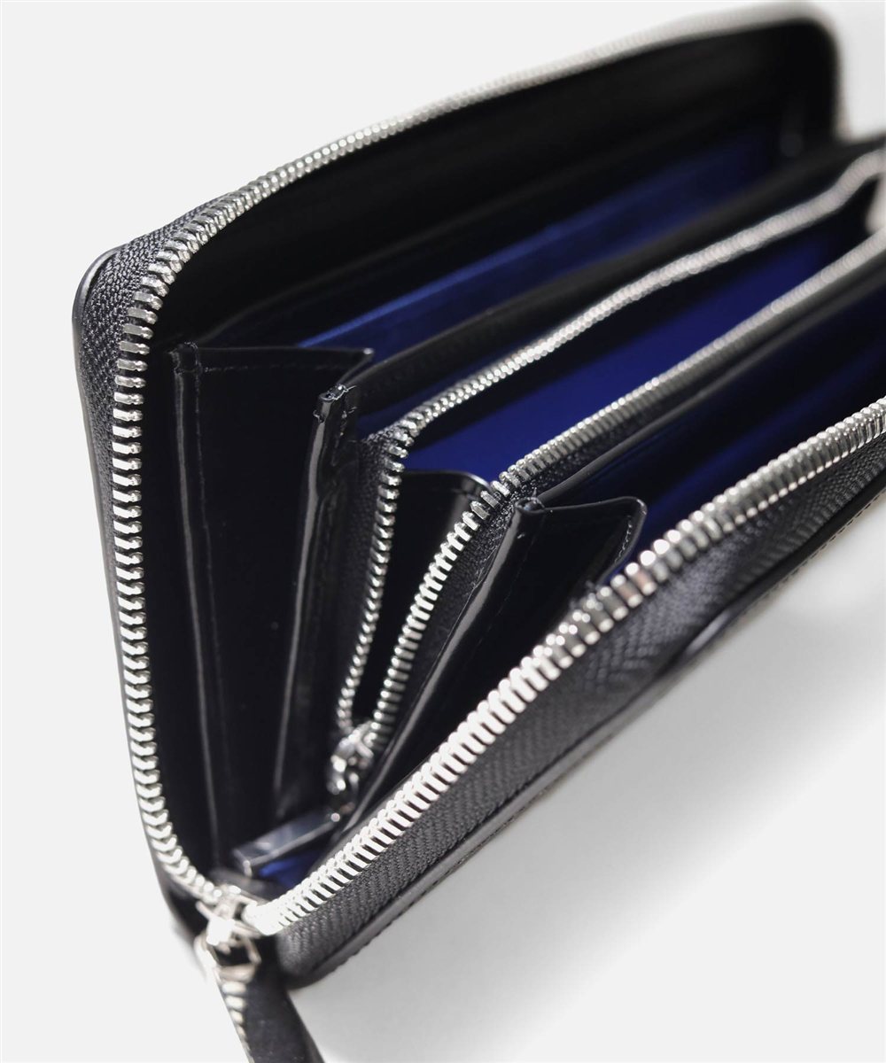 ランバン オン ブルー フィズ ラウンドファスナー長財布 カード段12