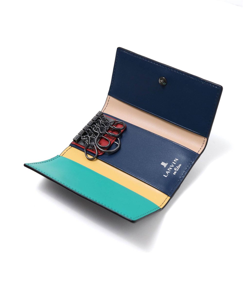 ランバン オン ブルー スタンパ 小銭入れ兼用キーケース