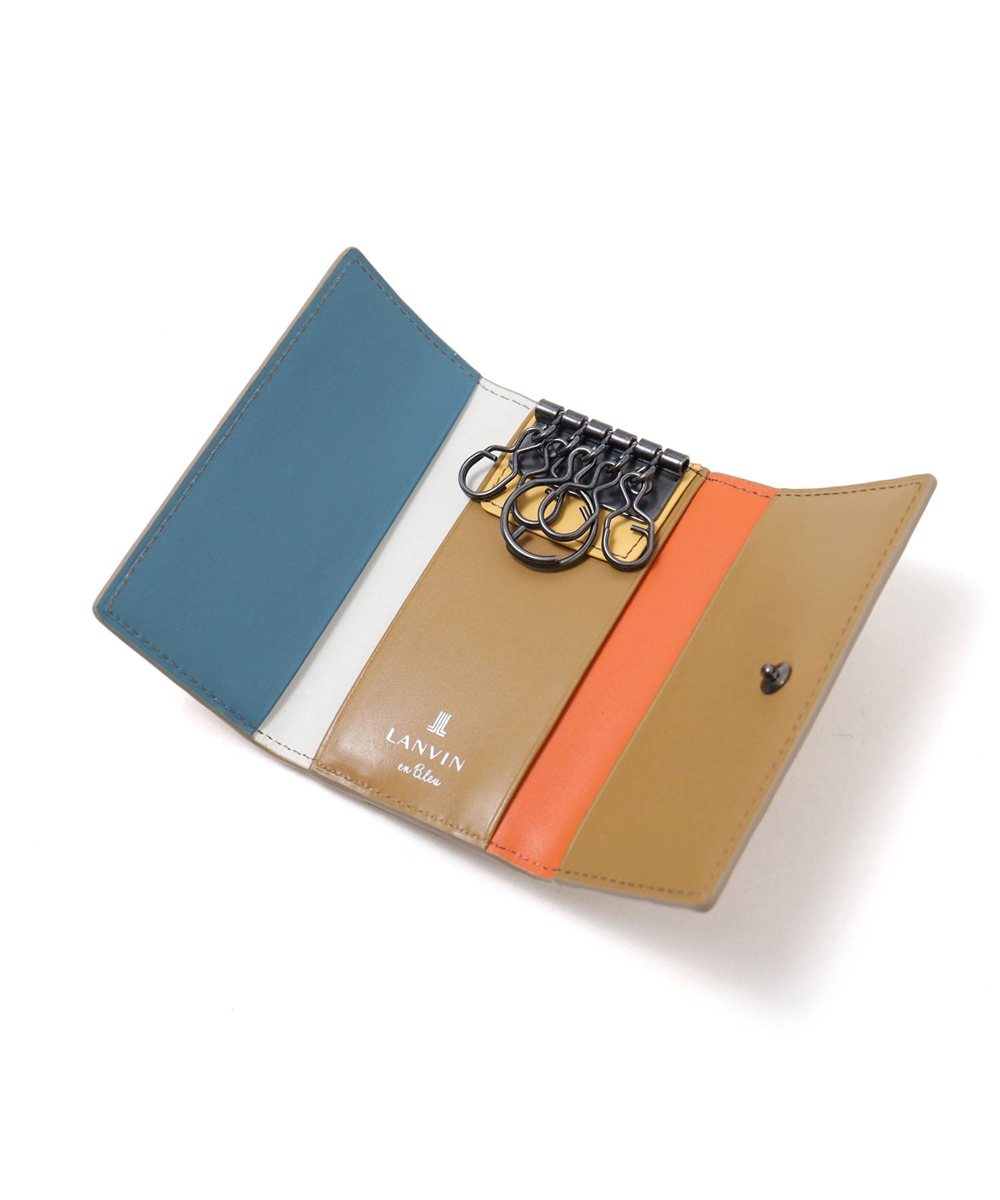 ランバン オン ブルー スタンパ 小銭入れ兼用キーケース