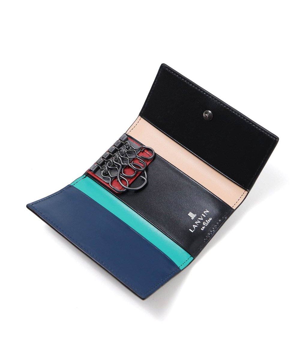 ランバン オン ブルー スタンパ 小銭入れ兼用キーケース