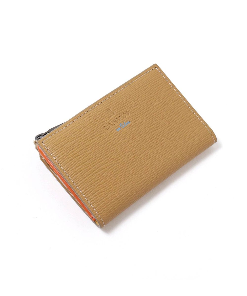 ランバン オン ブルー スタンパ カードケース兼用小銭入れ