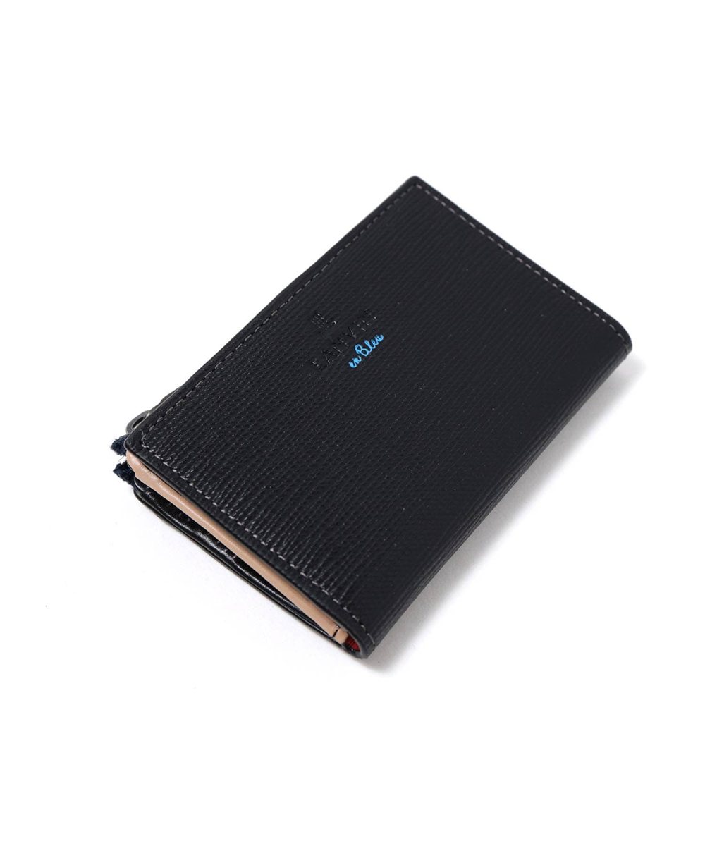 ランバン オン ブルー スタンパ カードケース兼用小銭入れ