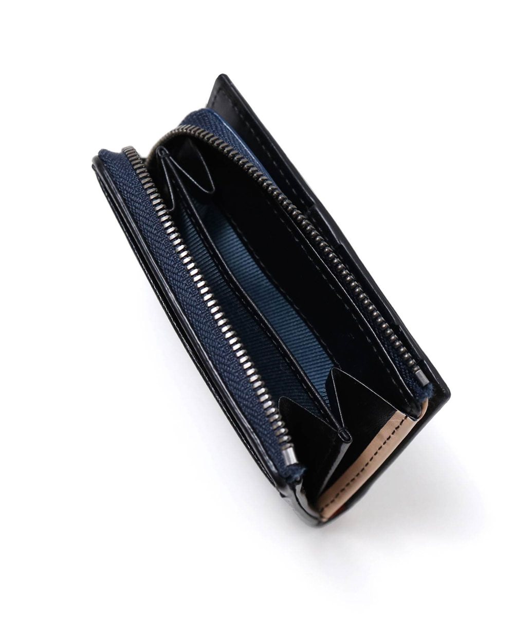 ランバン オン ブルー スタンパ カードケース兼用小銭入れ
