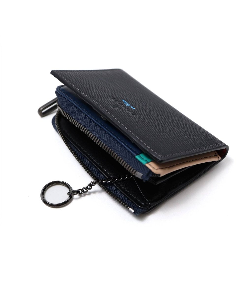 ランバン オン ブルー スタンパ カードケース兼用小銭入れ