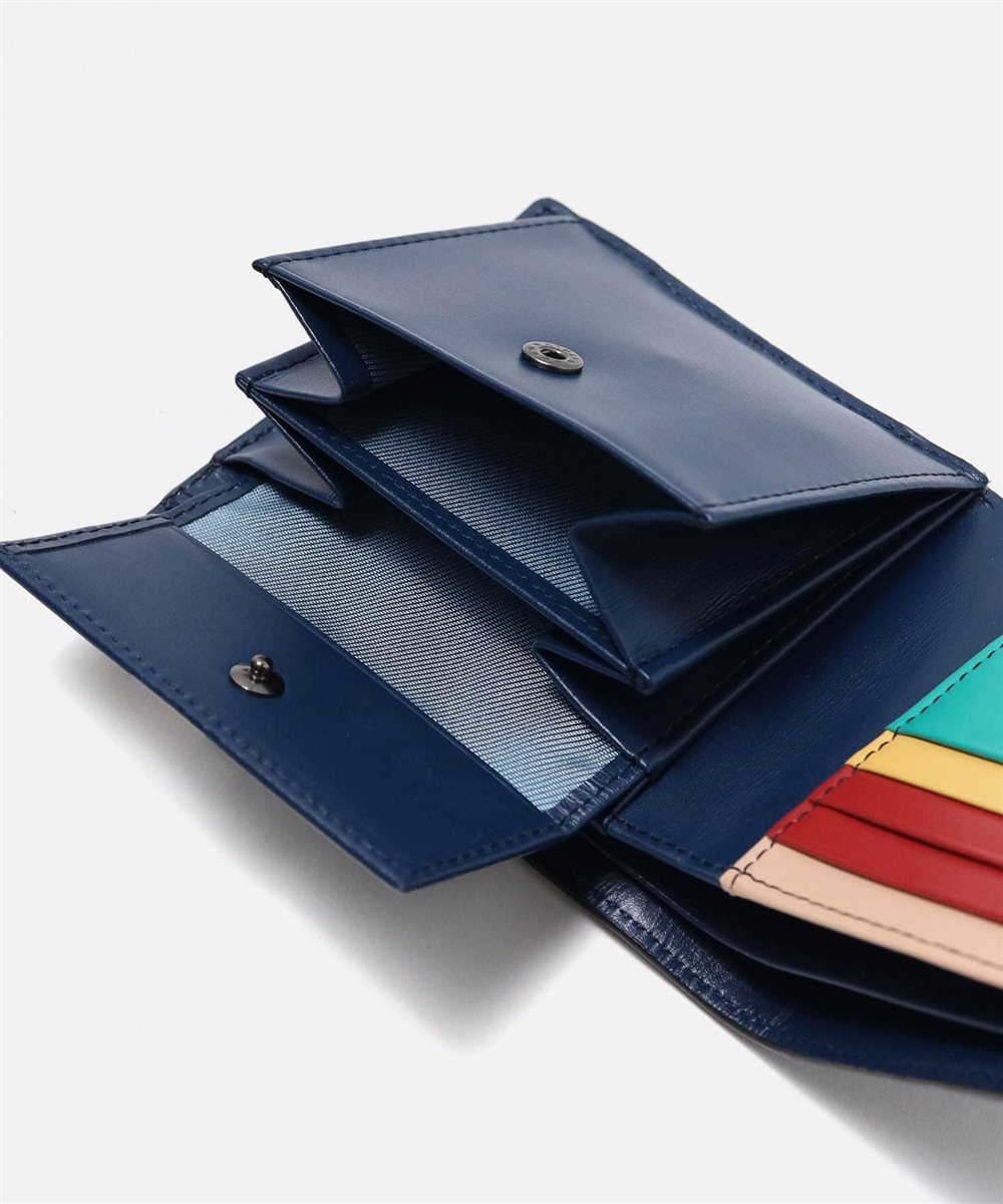 ランバン オン ブルー スタンパ 二つ折り財布 カード段6