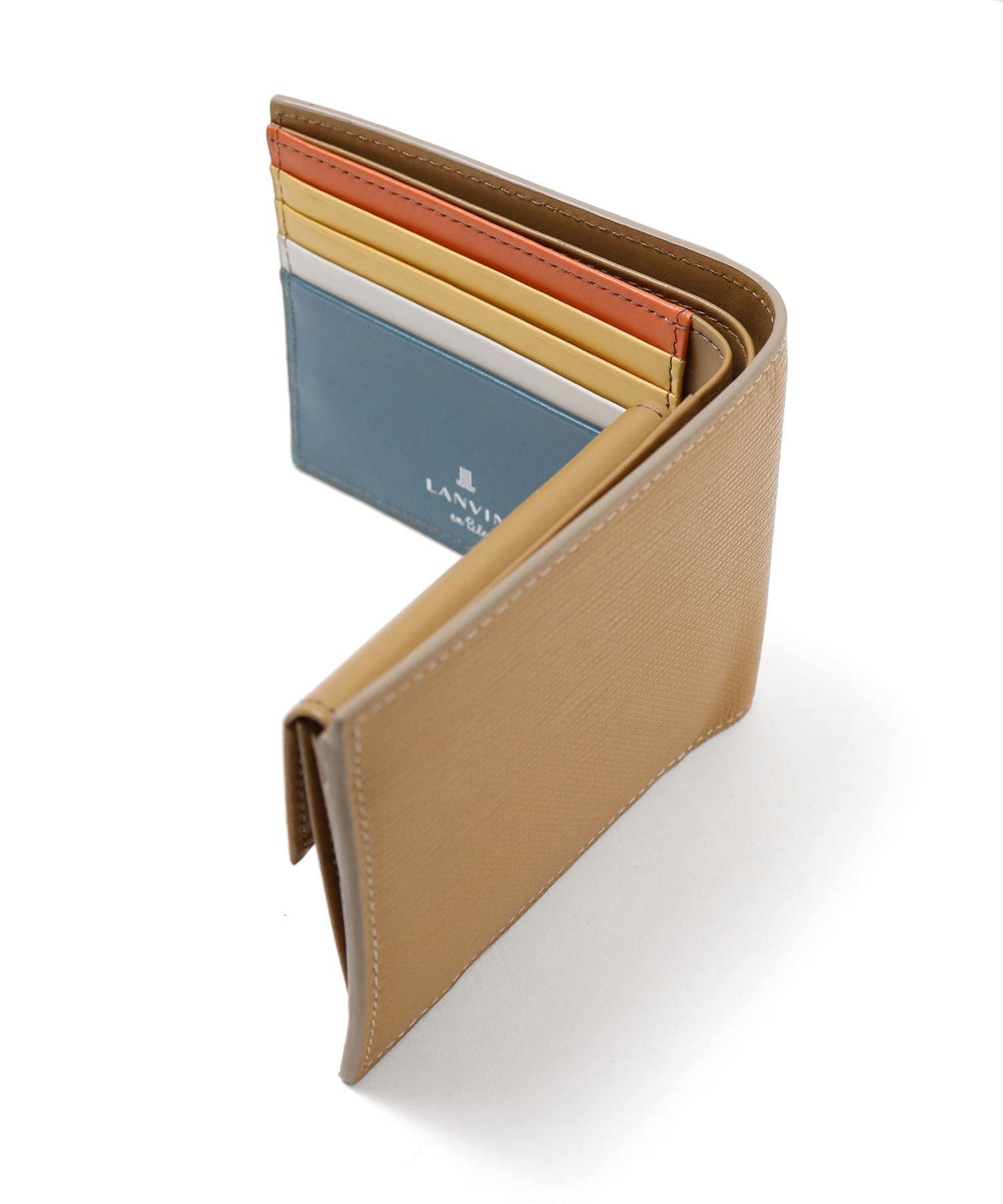 LANVIN en Bleu / ランバン オン ブルー スタンパ 二つ折り財布 カード